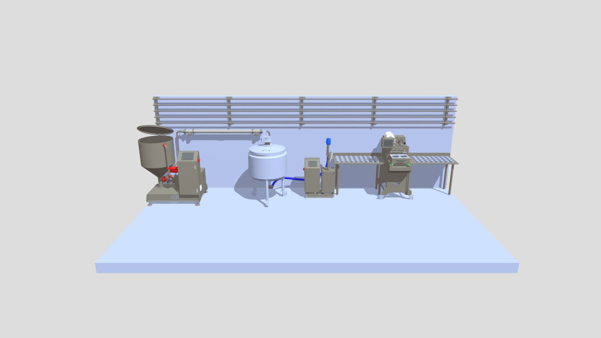 Hummus Production Facility - 3D model by fpesa [ba0001c] - Sketchfab