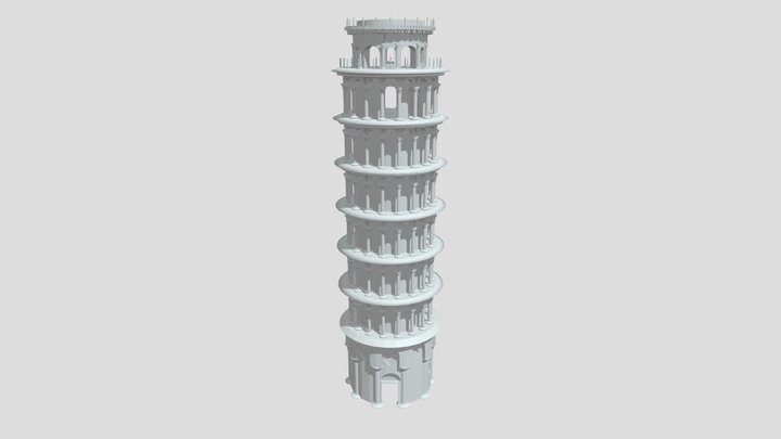 Madill Hanna Building Tower 3D Model