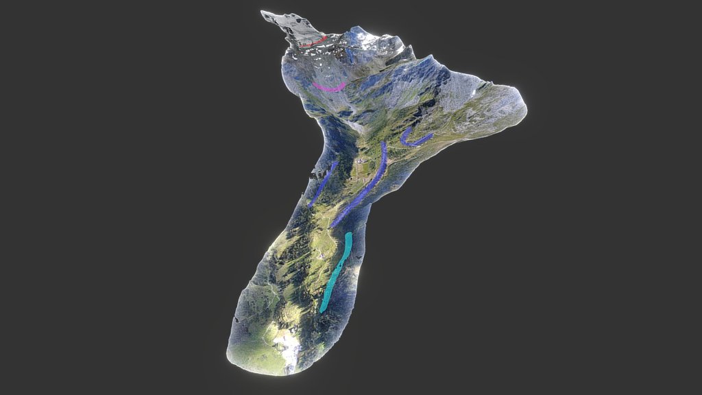 mont fort moraines — Sketchfab embed 3D viewer