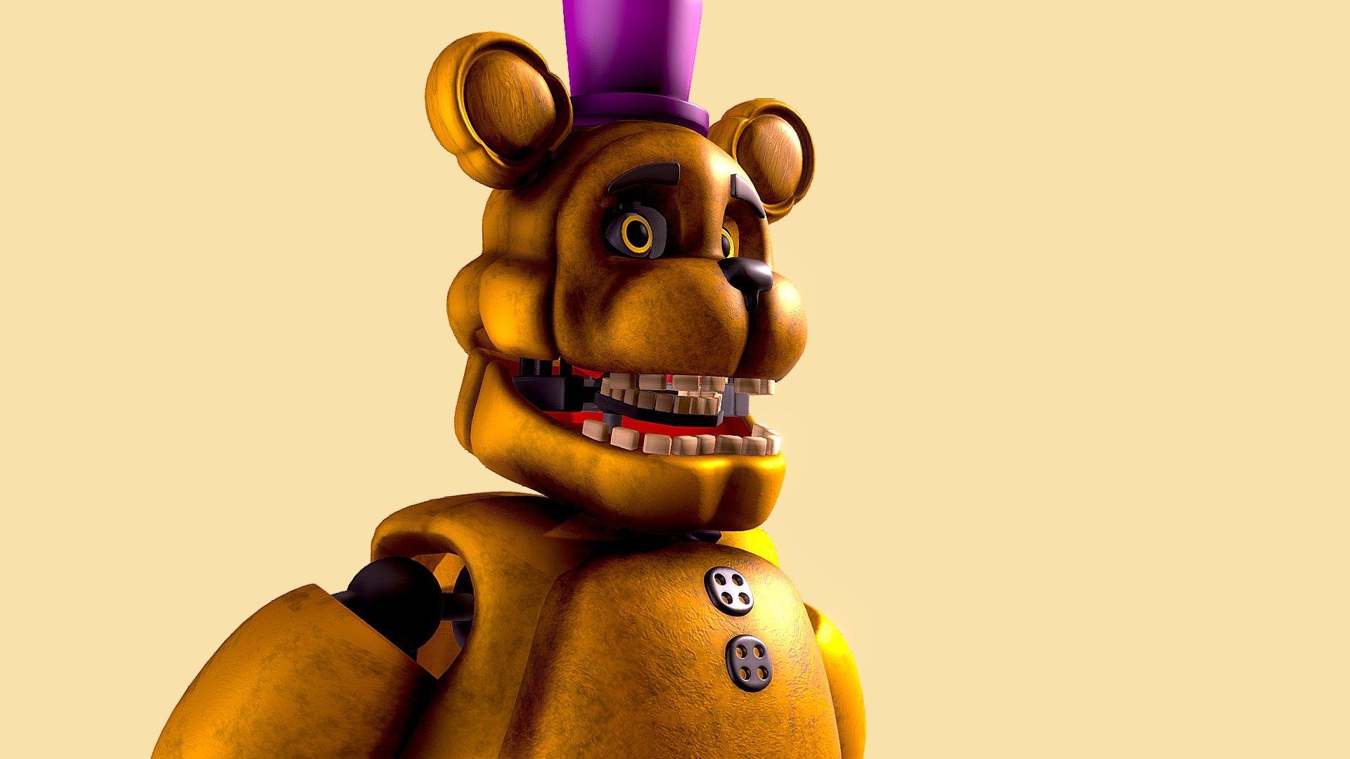 Fredbear's - Download Free 3D Model By MToonGameStudio [ba02233 ...