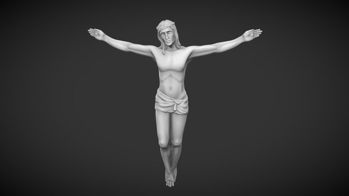 Christ Figurine - 3D print 3D Model
