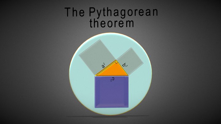 Pythagorean Theorem 3D Model
