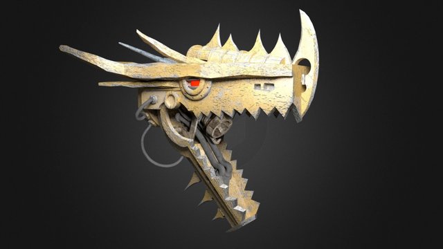 Dinosaur Robot 3D Model