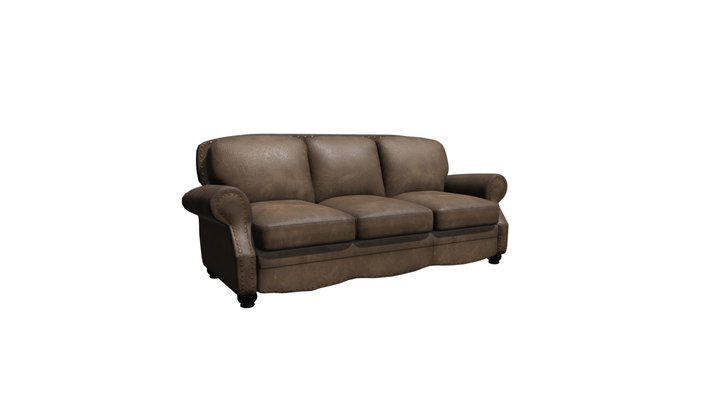 Abrianna Cafe Stationary Sofa 3D Model
