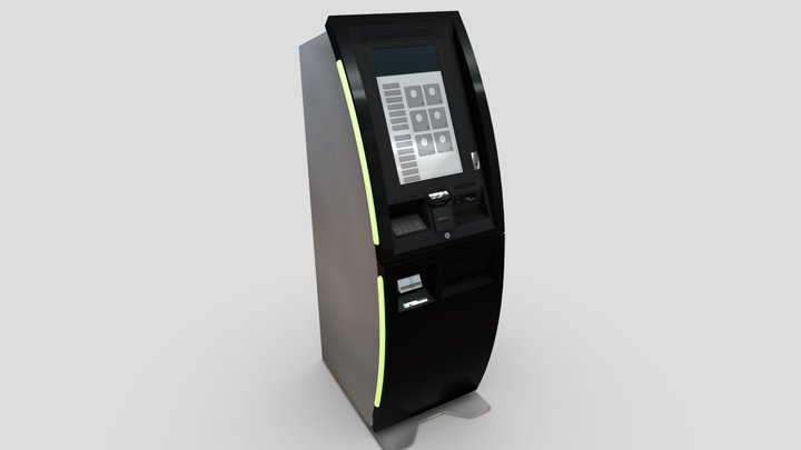 ATM Kiosk Model 3D Model