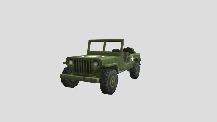 Army Jeep – Modello 3D gratuito STL