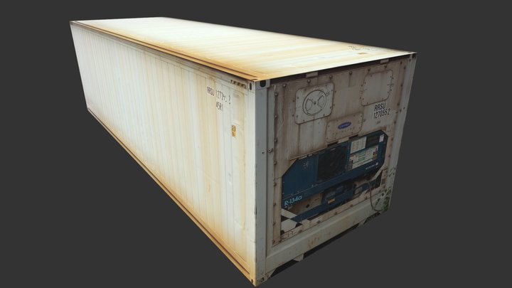 Container with cooler PROP