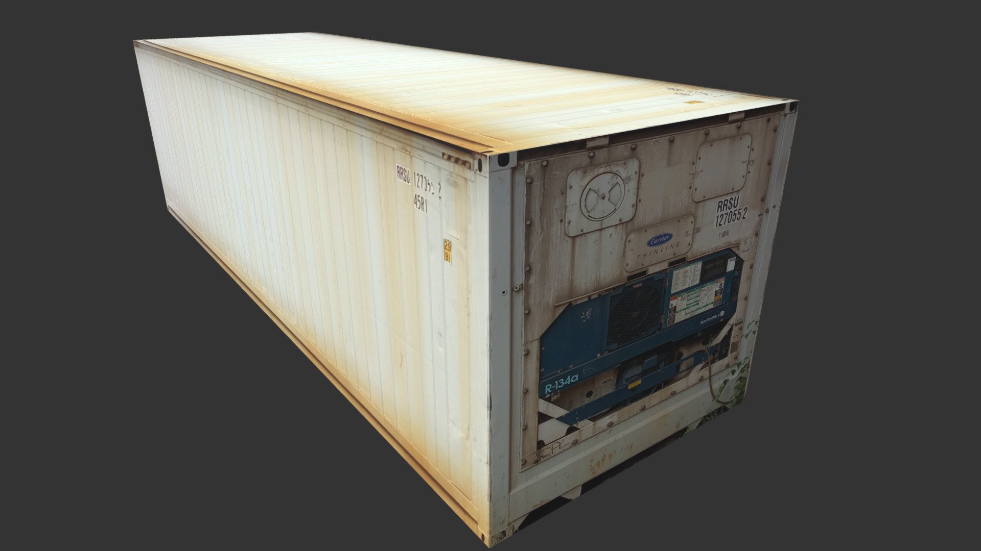 Container with cooler PROP