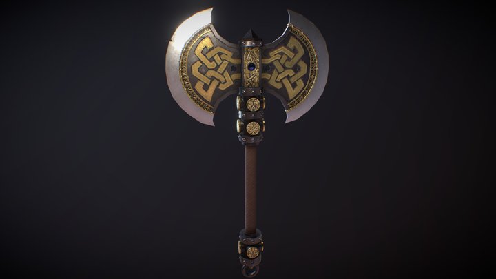 Dwarven Axe 3D Model