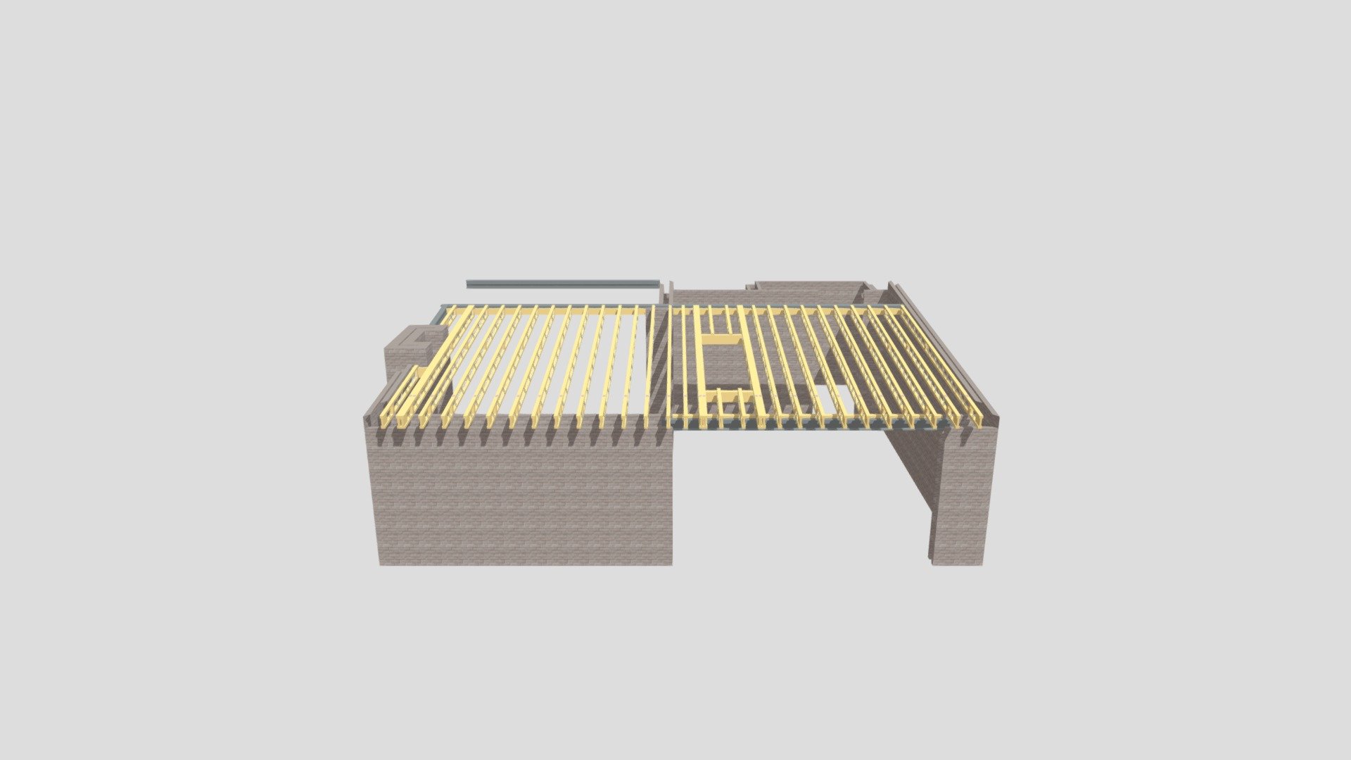 Extension_roof_rafters - Download Free 3D model by Dermf [ba091e2 ...