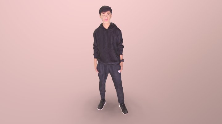 160-Boy 3D Model