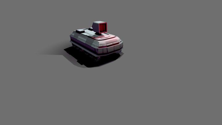 tank laser 3D Model
