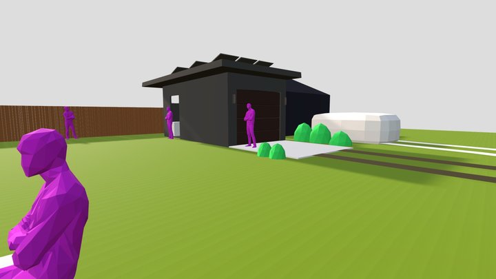 Garage_12ft 3D Model