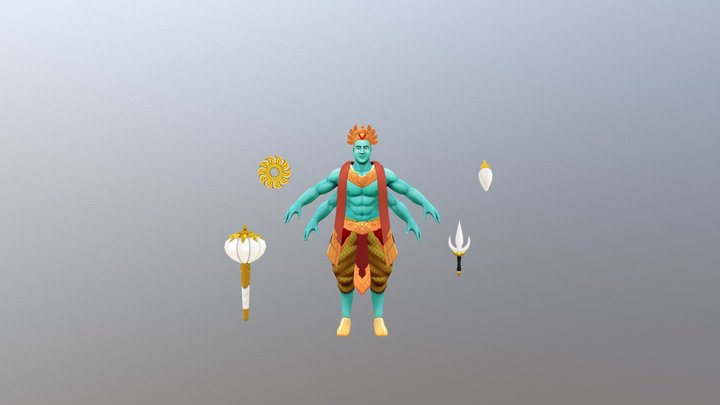 Vishnu 3D Model