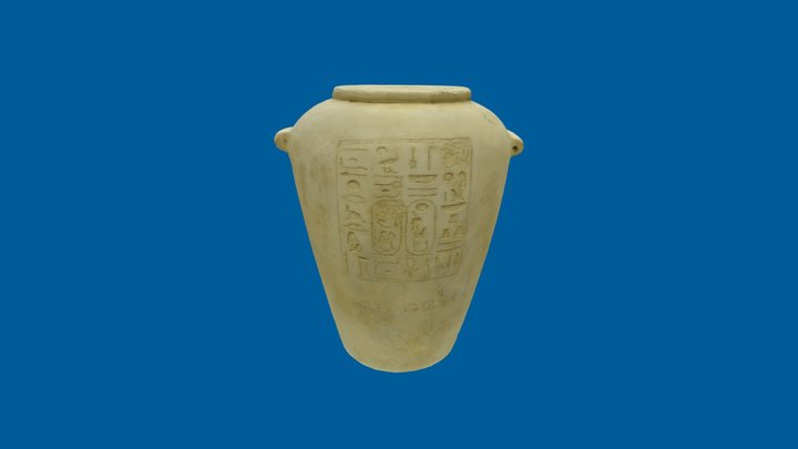 Replica 'alabaster' pot 3D Model