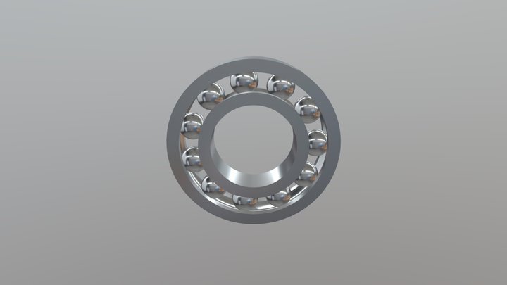 Ball bearing - Roulement à Billes 3D Model