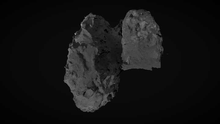 67P/Churyumov-Gerasimenko comet 3D Model