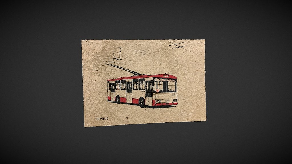 Postcard Seven: Vilnius Trolleybus