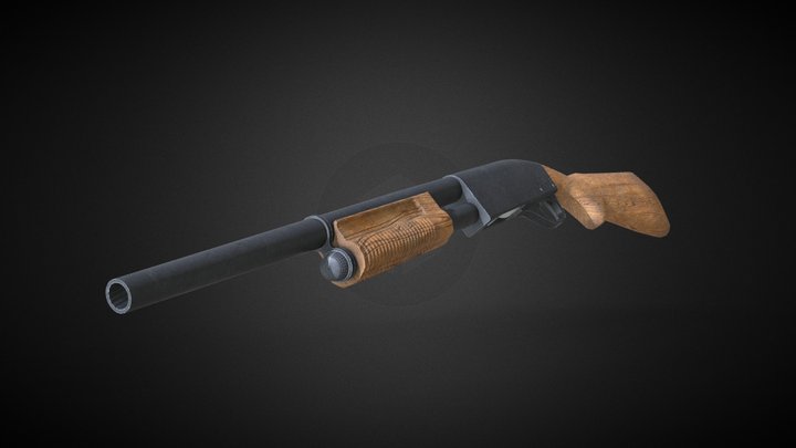 Remington 870 3D Model