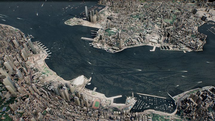 Hong Kong 3D Model