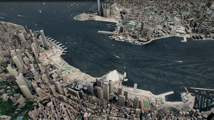 Hong Kong 3D Model