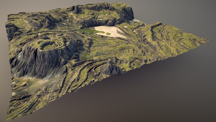 Lowland Foothills 3D Model