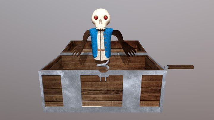 Musical Chest 3D Model