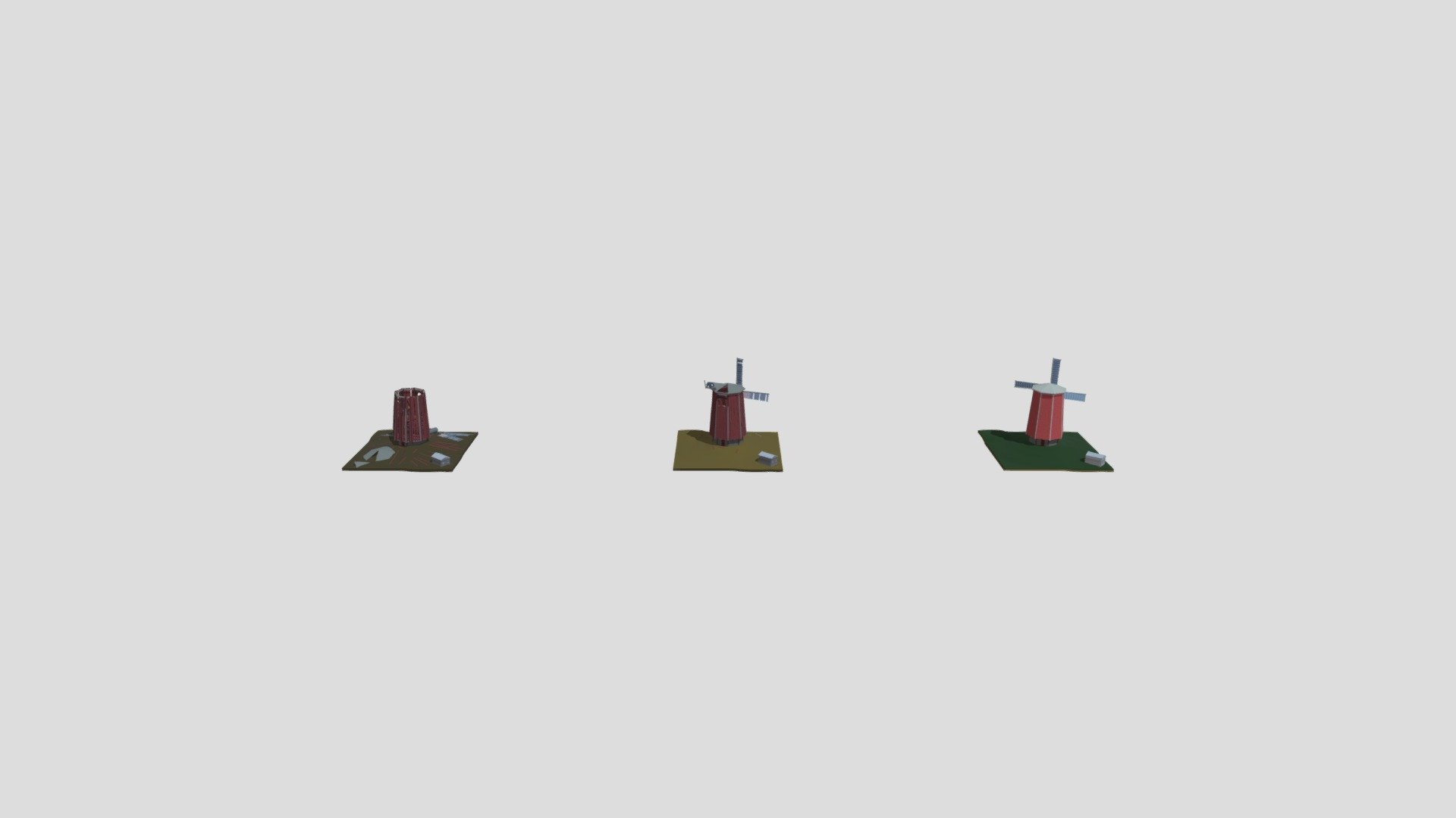 HW XYZ School Destruction "Wind mills"