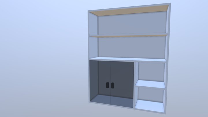 Bookcase 1 3D Model