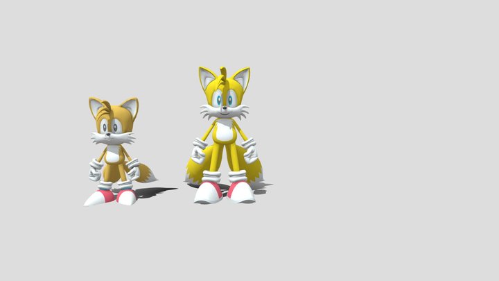 Tails Miles Prower D Models Sketchfab