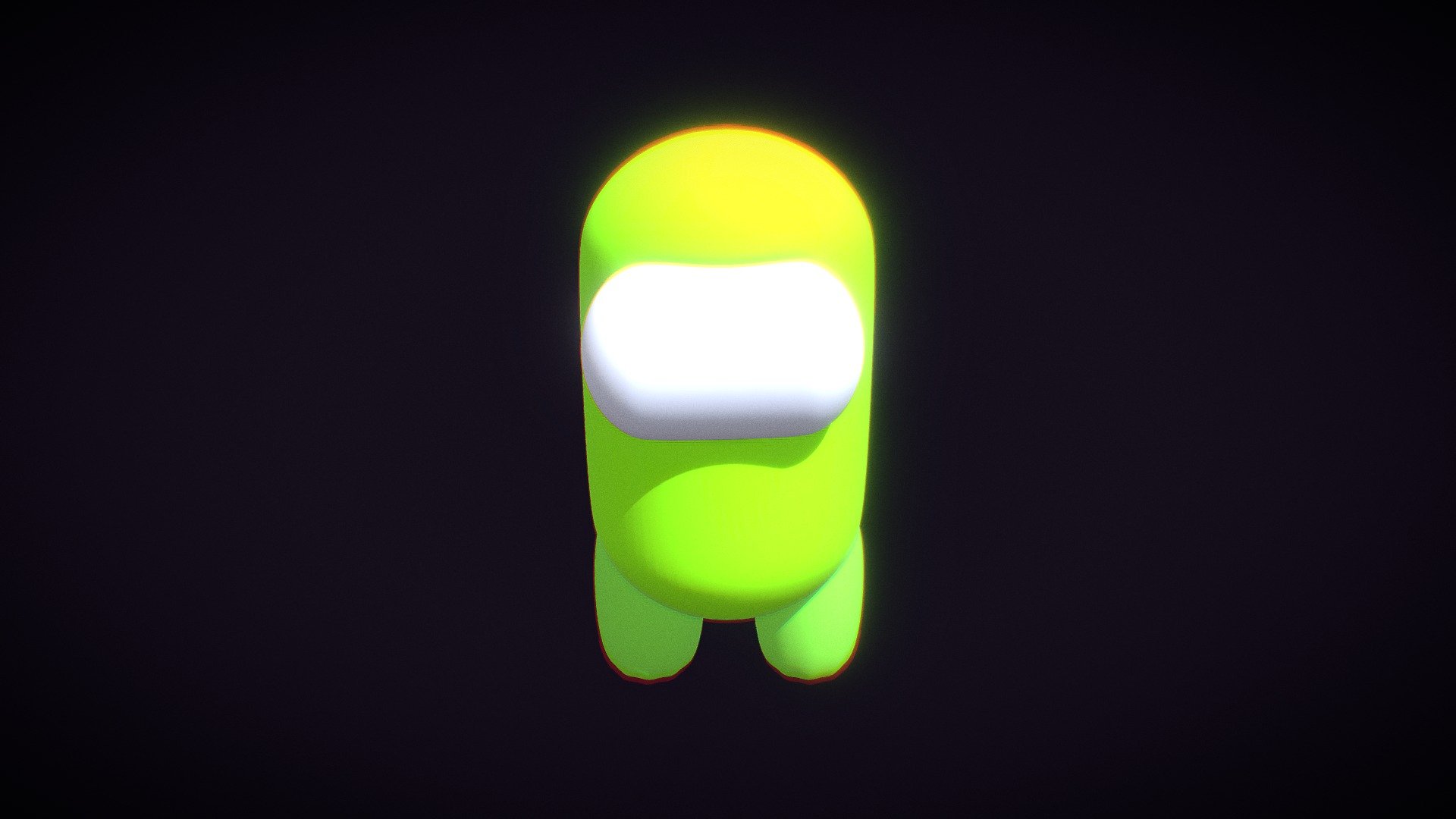 Among Us Crewmate Simple Green