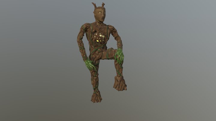 Runey Standing 3D Model
