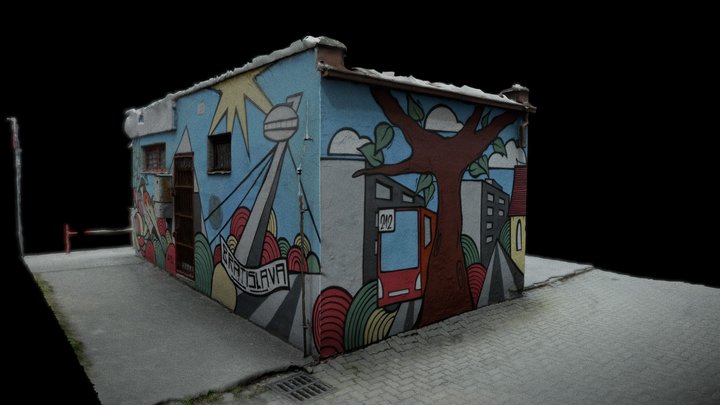 Grafity Bratislava 3D Model