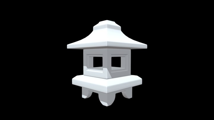 D3D220605 Pagoda 3D Model
