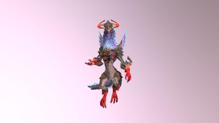 Tiamat, Goddess of the Salt Sea 3D Model