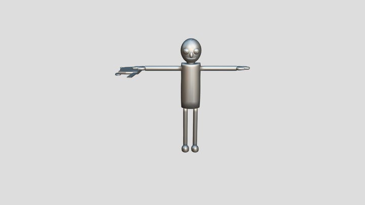 Baldi-fnf 3D Model