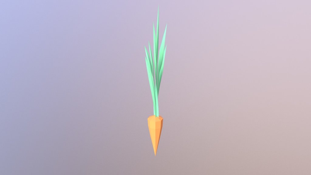 Carrot — Sketchfab embed 3D viewer