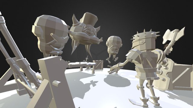 Slick Rick and the Floating Barbershop Encounter 3D Model
