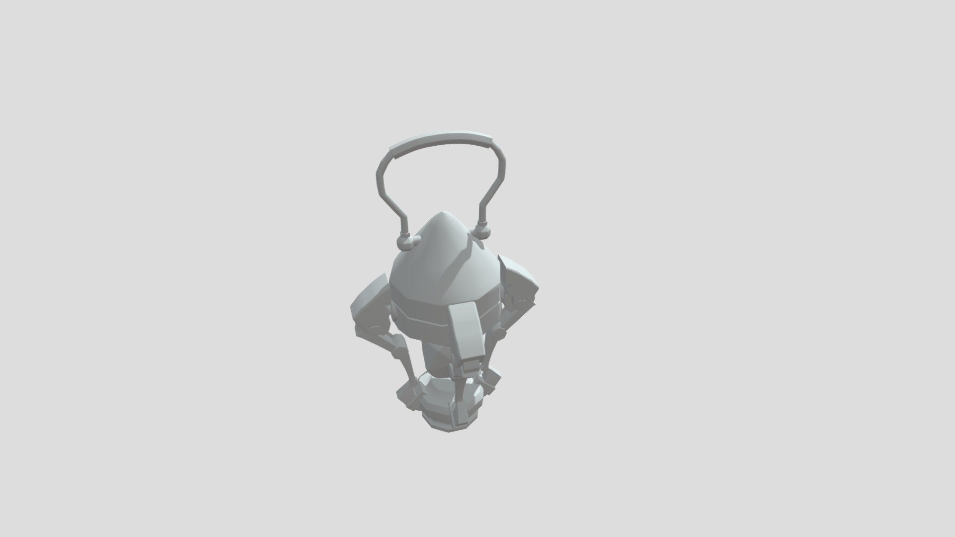 lamp 檯燈白模