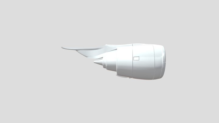 Jet Engine 3D Model