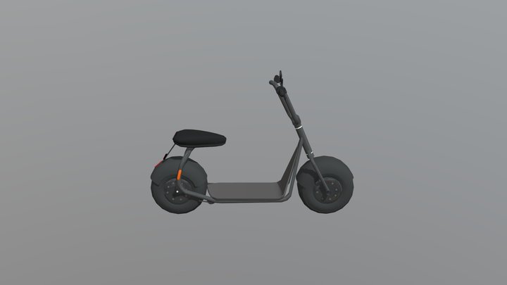 E Scooter 3D Model