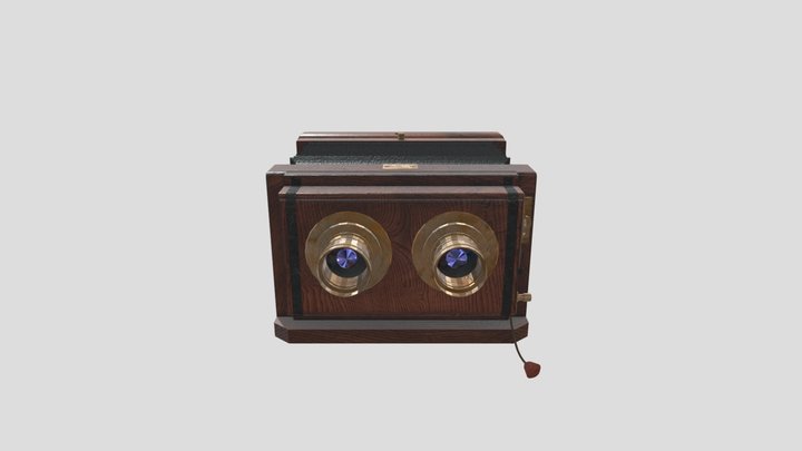 Stereoscopic Camera Museum Piece. 3D Model