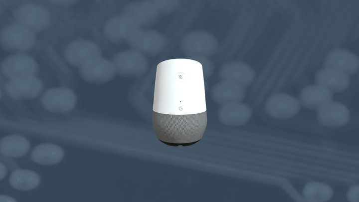 Smart Speaker 3D Model