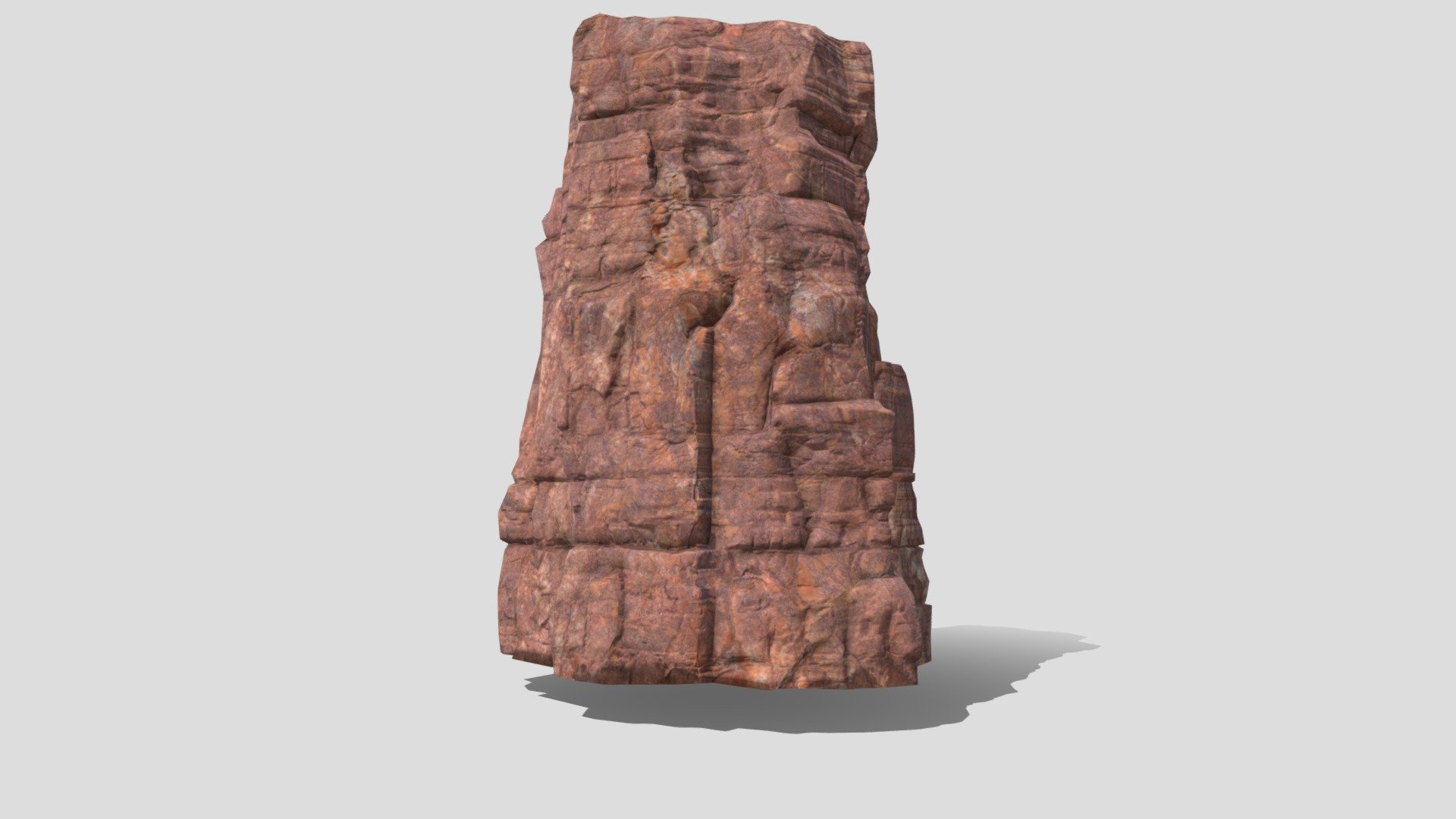 Orange Cliff - 3D model by matsuo.takumia [ba1c80f] - Sketchfab