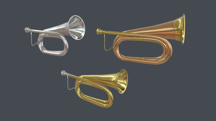 Brass-instrument 3D models - Sketchfab