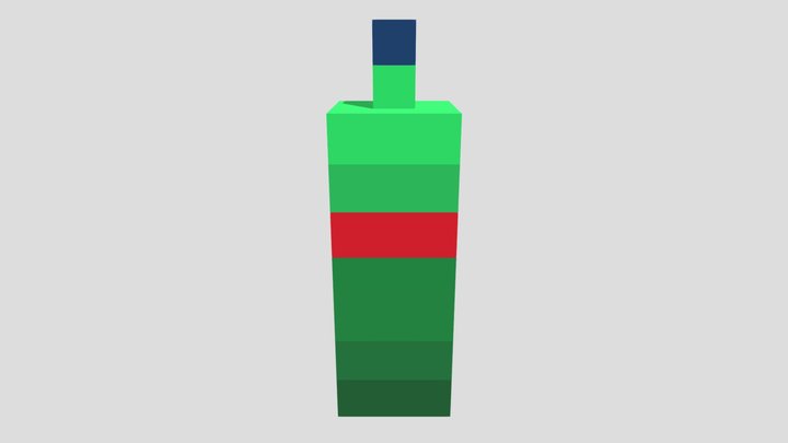 Beer Bottle 3D Model