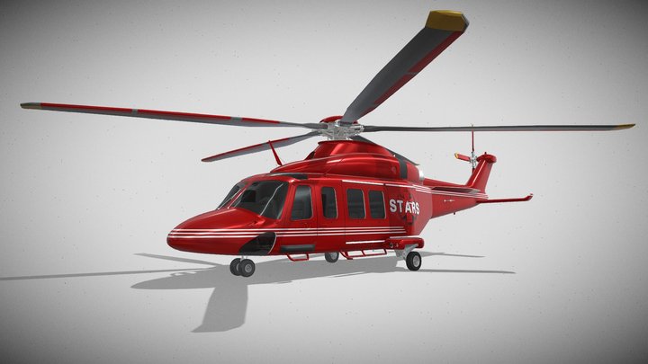 Stars Air Ambulance 3D Model