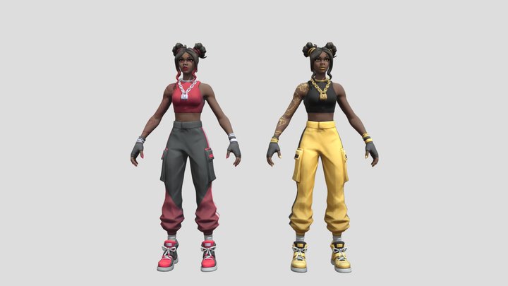 Luxe - Fortnite Skin – Modello 3D gratuito STL
