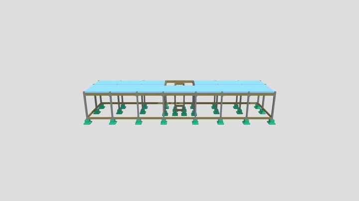 MODULAÇÃO PRELIMINAR ESTRUTURAL - 3D ML 3D Model