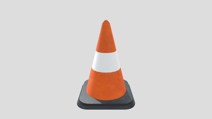 Safety Cone 3D Model